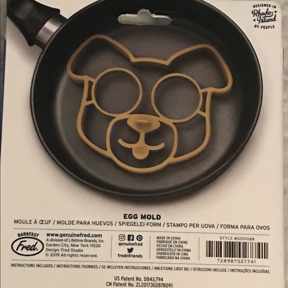 Barkfest Fred Funny Side Up Egg Mold. Puppy Dog Mold - New in Box - Picture 2 of 4